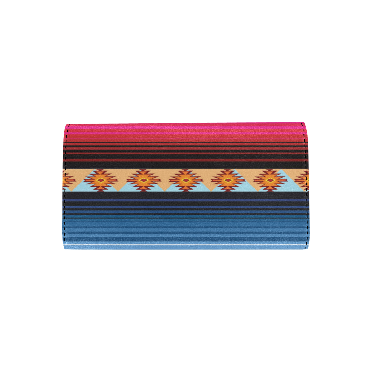 Mexican Pattern Print Design 03 Women's Trifold Wallet