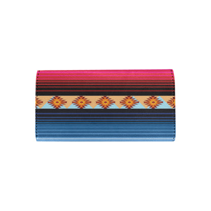 Mexican Pattern Print Design 03 Women's Trifold Wallet