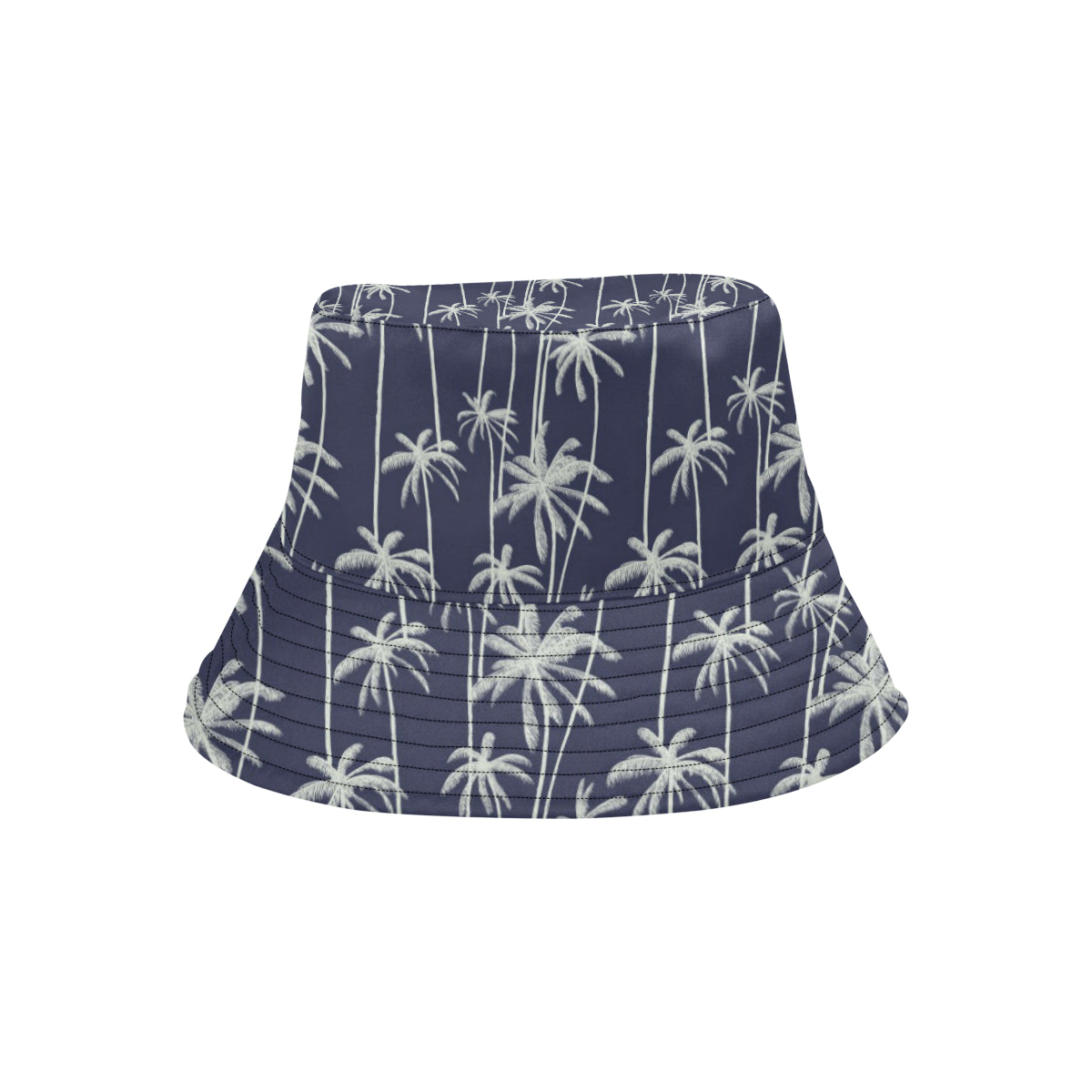 Palm Tree Pattern Print Design PT06 Unisex Bucket Hat