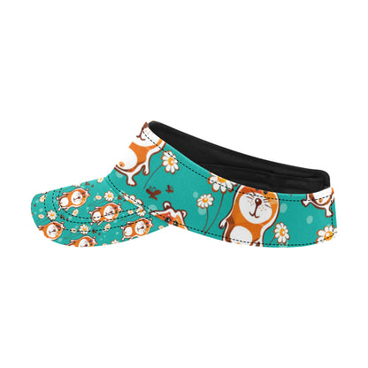 Hamster Pattern Print Design 01 Unisex Sun Visor