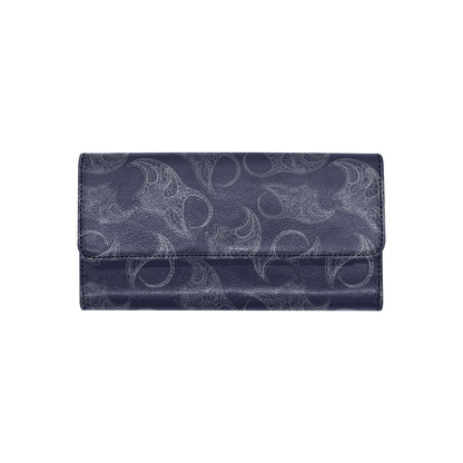 Manta Ray Pattern Print Design 01 Women's Trifold Wallet