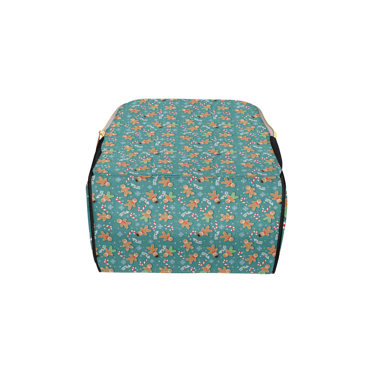 Gingerbread Pattern Print Design 05 Diaper Bag Backpack