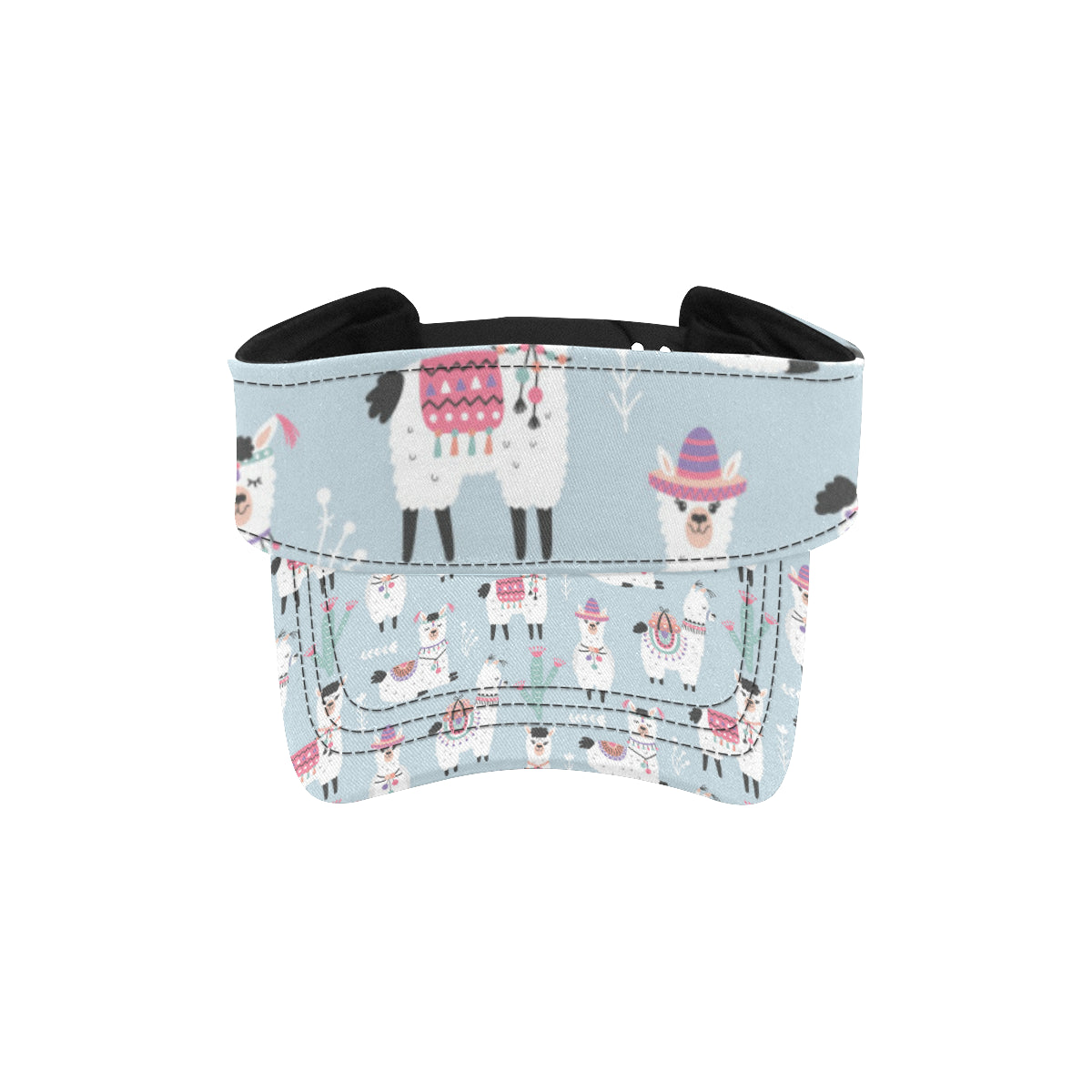 Llama Pattern Print Design 04 Unisex Sun Visor