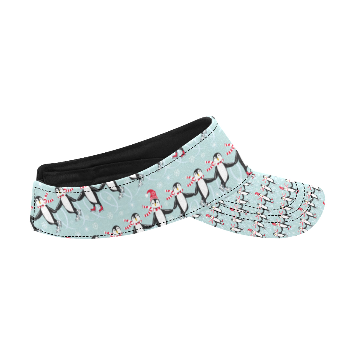 Penguin Sking Design Unisex Sun Visor