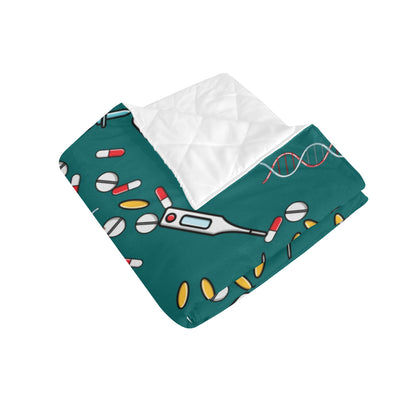 Nurse Pattern Print Design A05 Premium Quilt