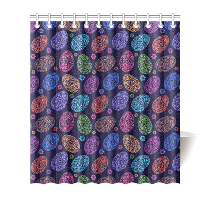 Easter Eggs Pattern Print Design RB012 Shower Curtain