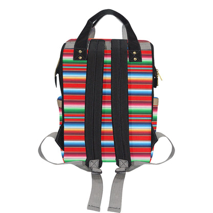 Serape Print Diaper Bag Backpack