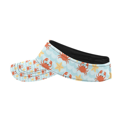 Crab Pattern Print Design 03 Unisex Sun Visor