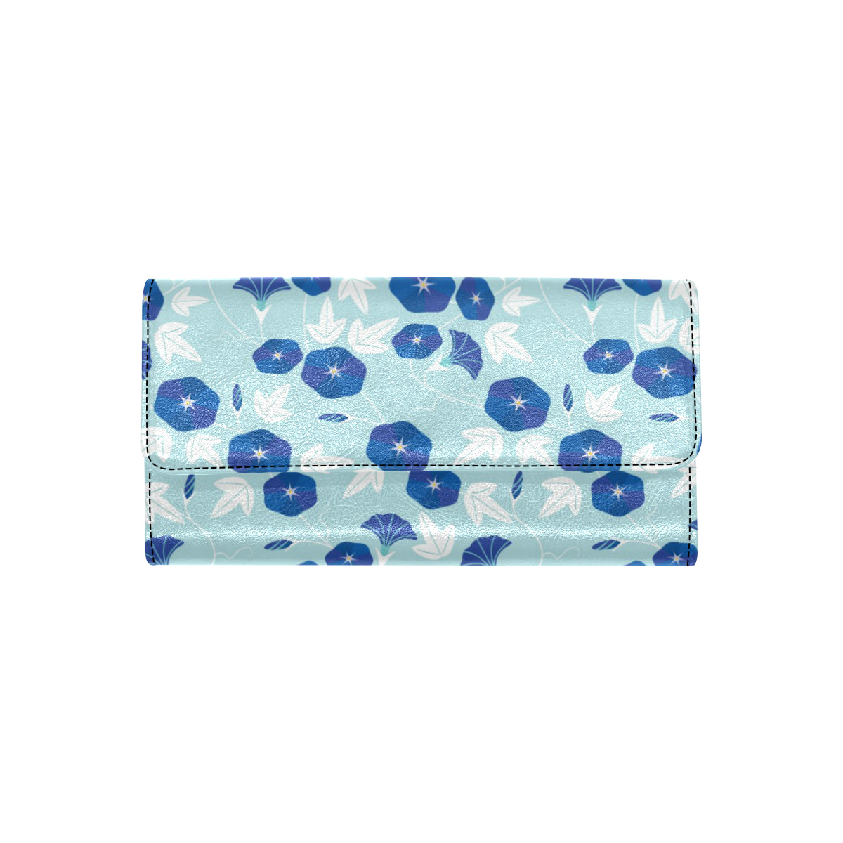 Morning Glory Pattern Print Design MG07 Women's Trifold Wallet