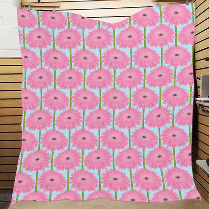 Gerberas Pattern Print Design GB01 Premium Quilt