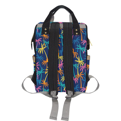 Palm Tree Pattern Print Design PT013 Diaper Bag Backpack