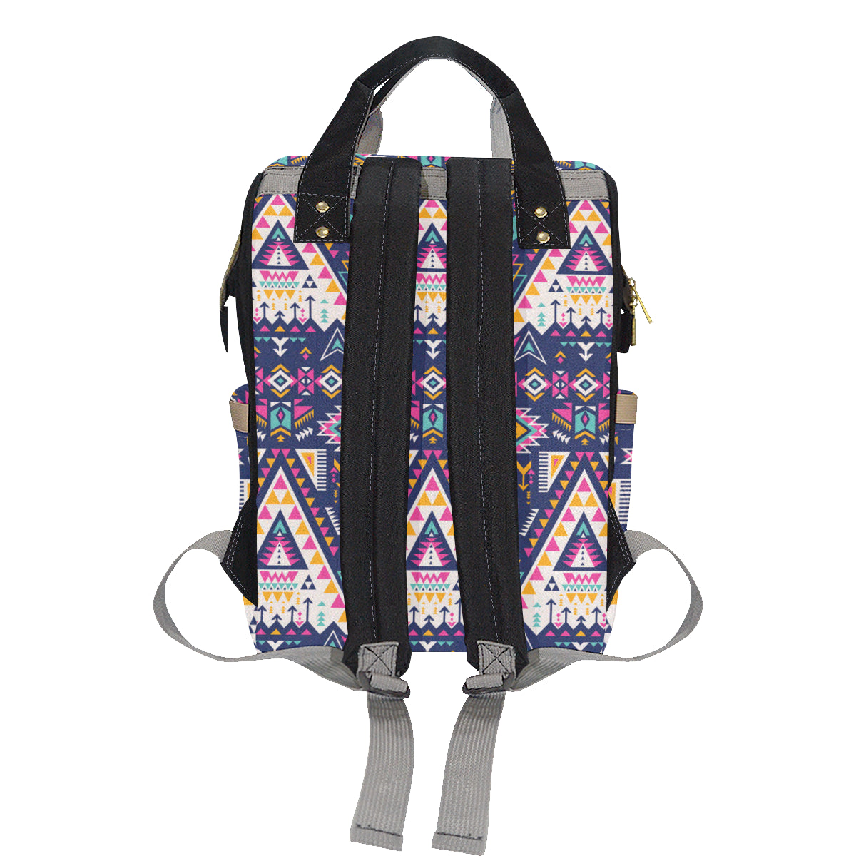 Pink Tribal Aztec native american Diaper Bag Backpack