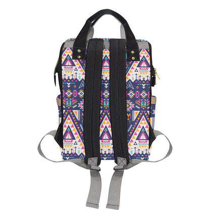 Pink Tribal Aztec native american Diaper Bag Backpack