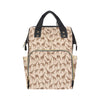 Giraffe Pattern Design Print Diaper Bag Backpack