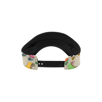 Roller skate Pattern Print Design A01 Unisex Sun Visor
