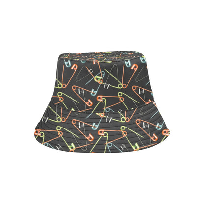 Safety Pin Print Design LKS301 Unisex Bucket Hat