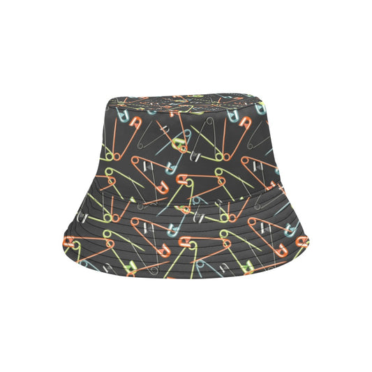 Safety Pin Print Design LKS301 Unisex Bucket Hat