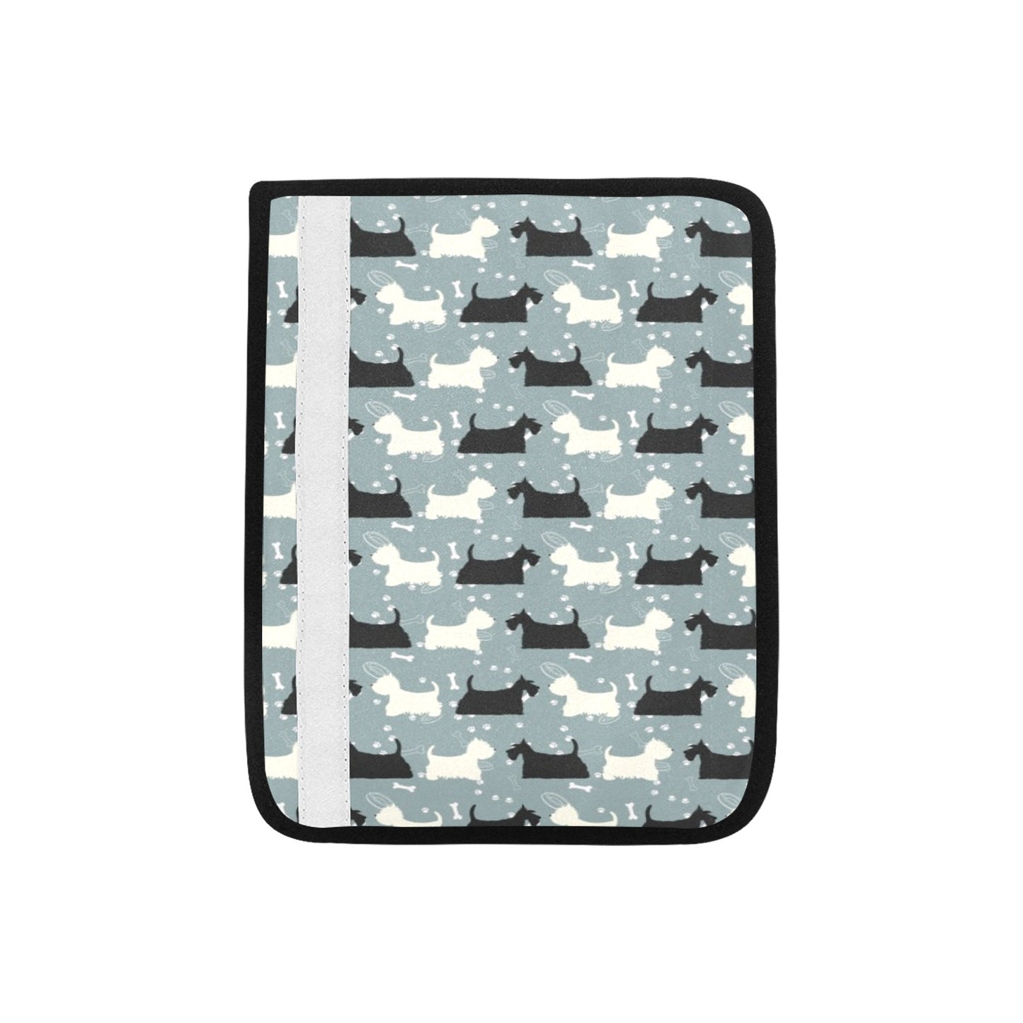 Scottish Terriers Print Design LKS301 Car Seat Belt Cover