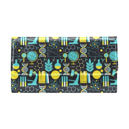 Science Print Design LKS301 Women's Trifold Wallet