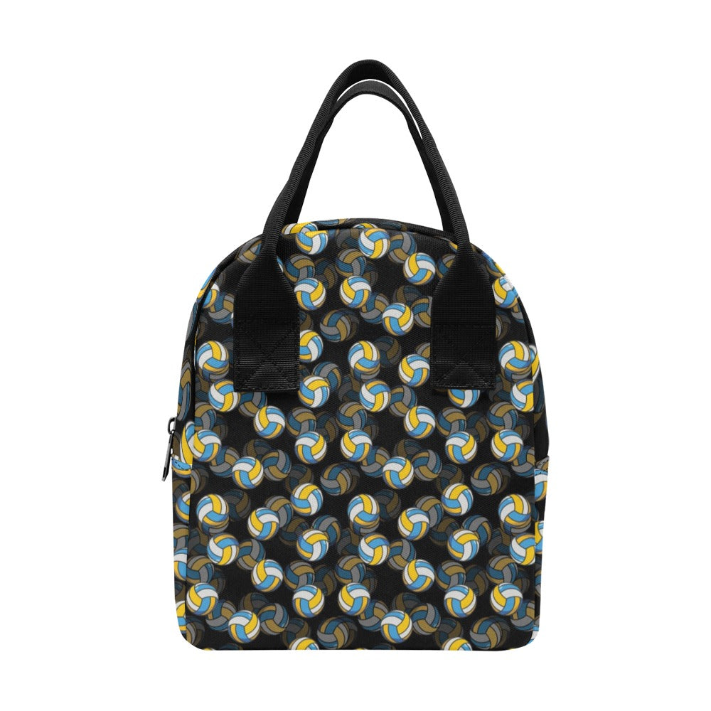 Volleyball Print Design LKS302 Insulated Lunch Bag