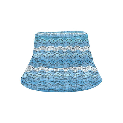 Wave Print Design LKS301 Unisex Bucket Hat
