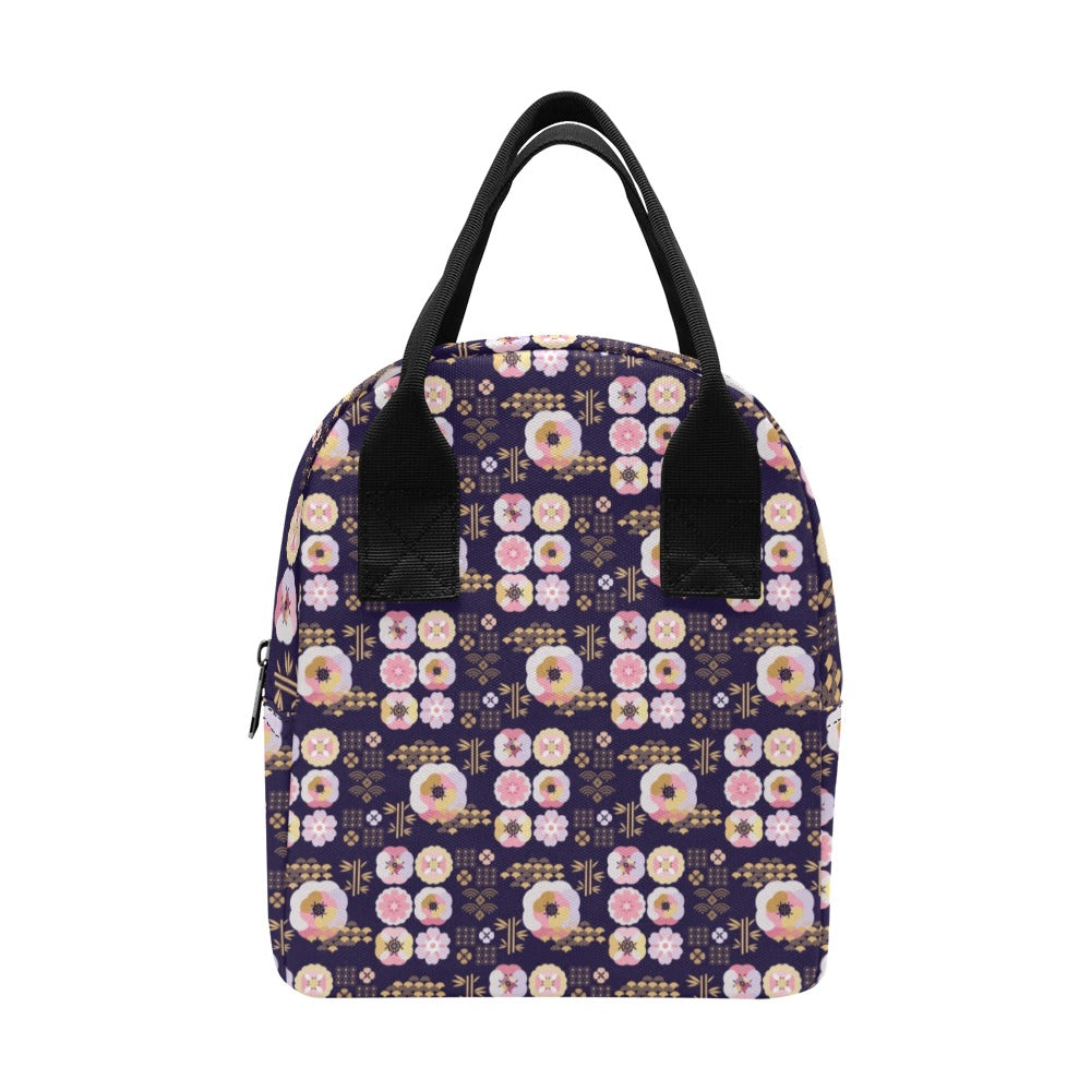 Sakura Japan Style Print Design LKS302 Insulated Lunch Bag
