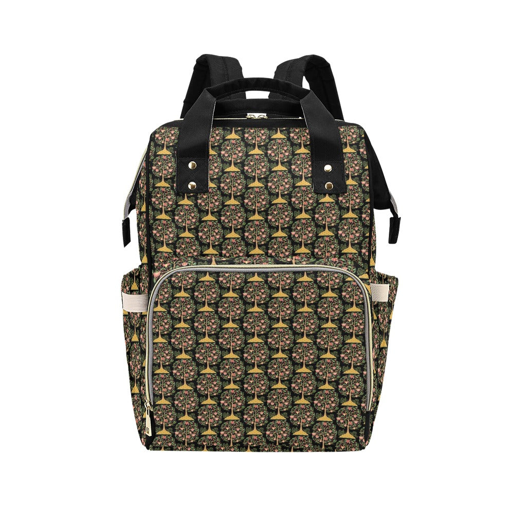 Tree Of Life Print Design LKS303 Diaper Bag Backpack