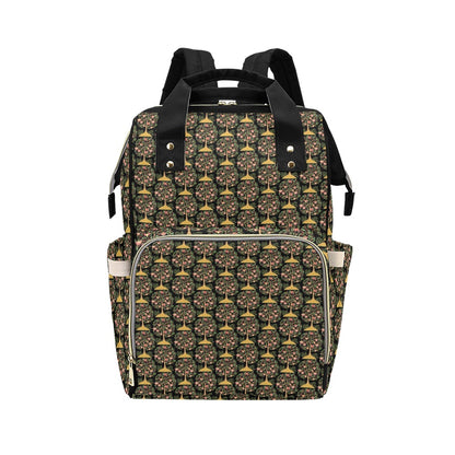 Tree Of Life Print Design LKS303 Diaper Bag Backpack
