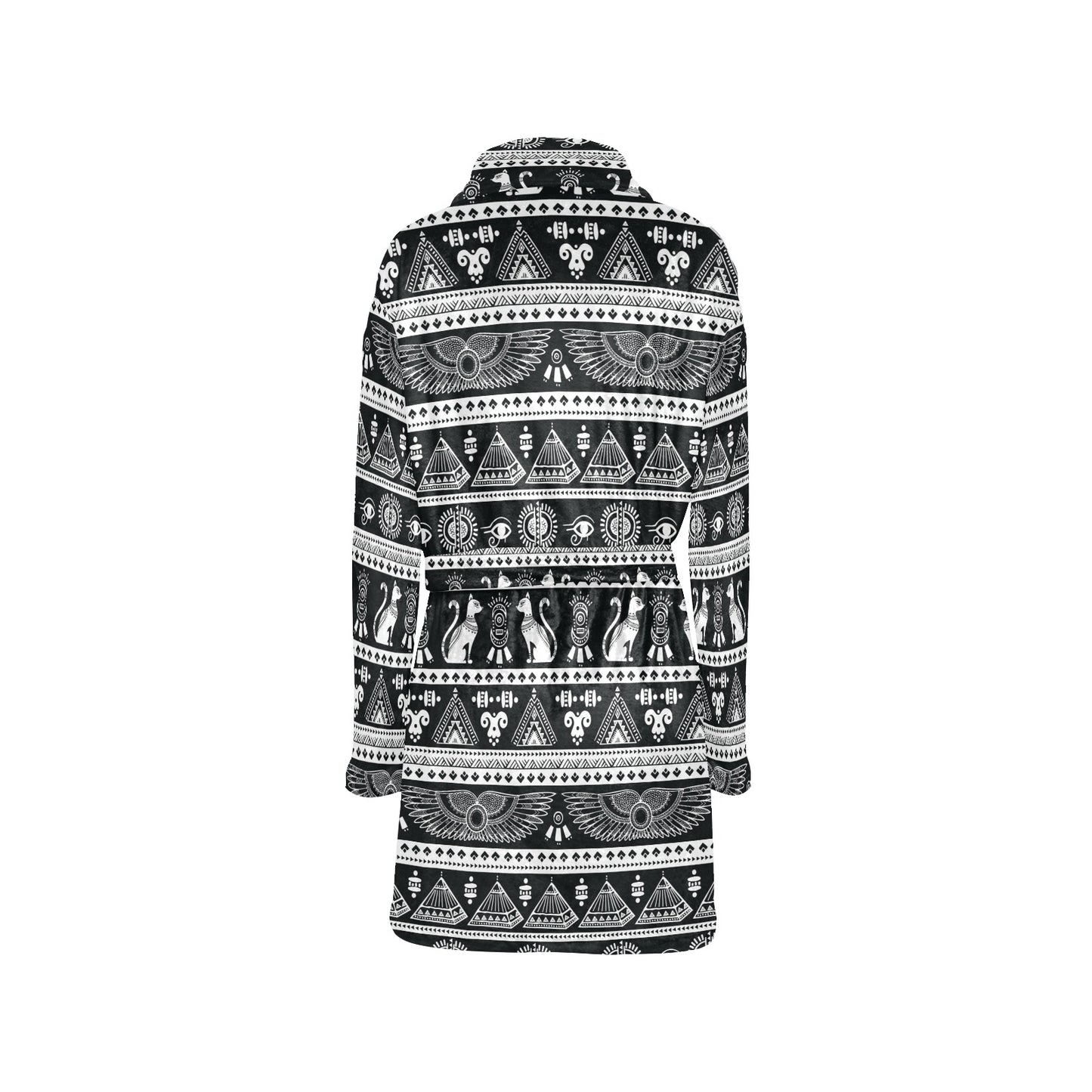 Tribal Pattern Print Design LKS305 Women's Fleece Robe