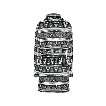Tribal Pattern Print Design LKS305 Women's Fleece Robe