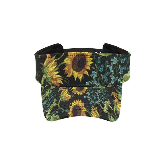 Sunflower Print Design LKS308 Unisex Sun Visor