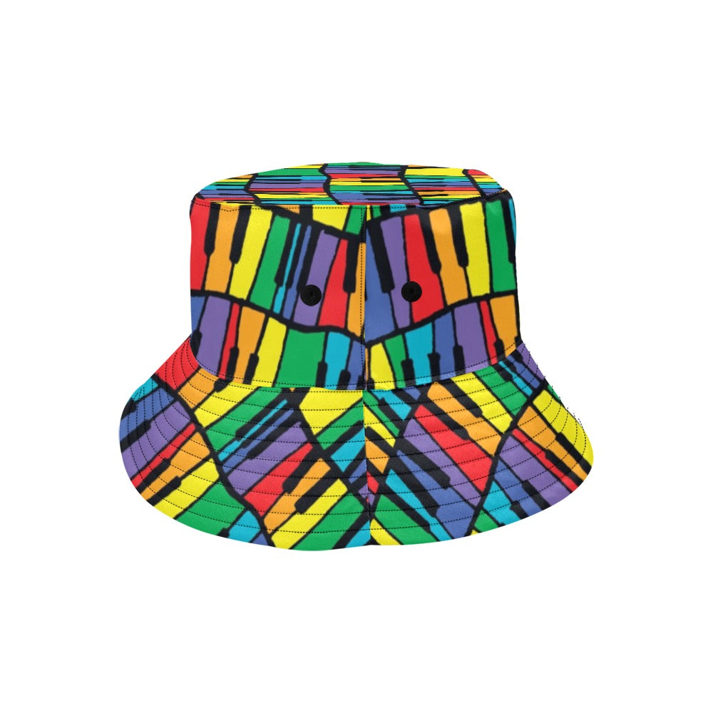 Piano Print Design LKS402 Unisex Bucket Hat