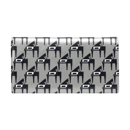 Piano Print Design LKS404 Women's Trifold Wallet