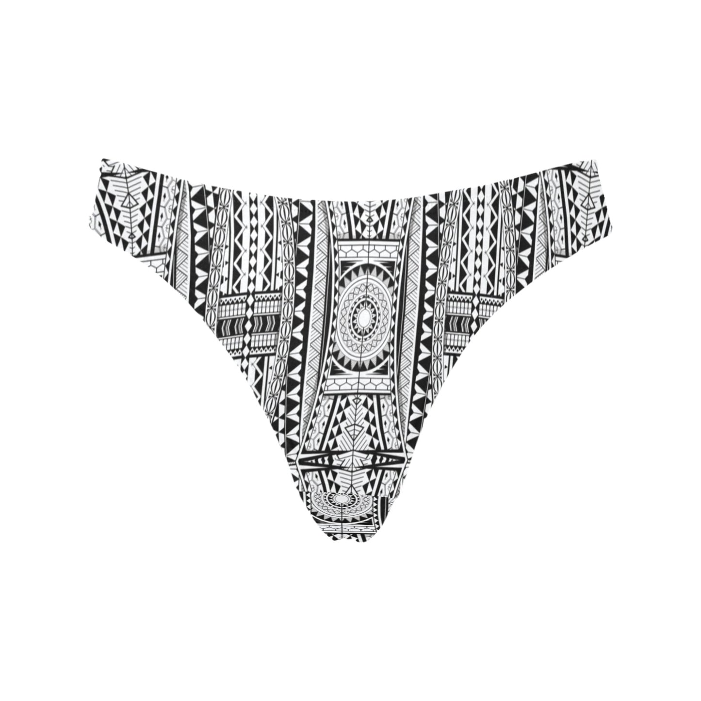 Polynesian Tattoo Design Women's Thongs