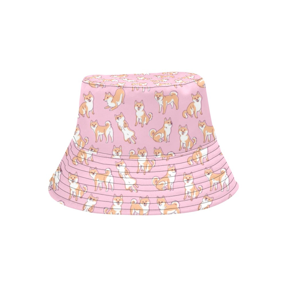 Shiba Inu Print Design LKS303 Unisex Bucket Hat