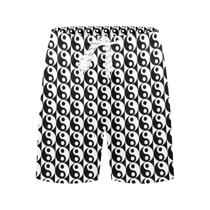 Yin Yang Classic Pattern Design Print Men's Swim Trunks Beach Shorts