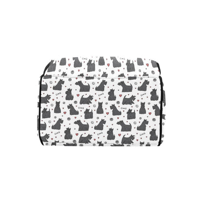 Scottish Terriers Print Design LKS3015 Diaper Bag Backpack