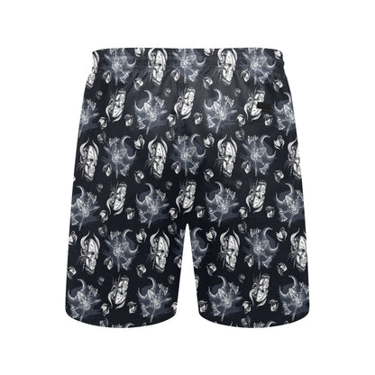 Vikings Print Design LKS304 Men's Swim Trunks Beach Shorts