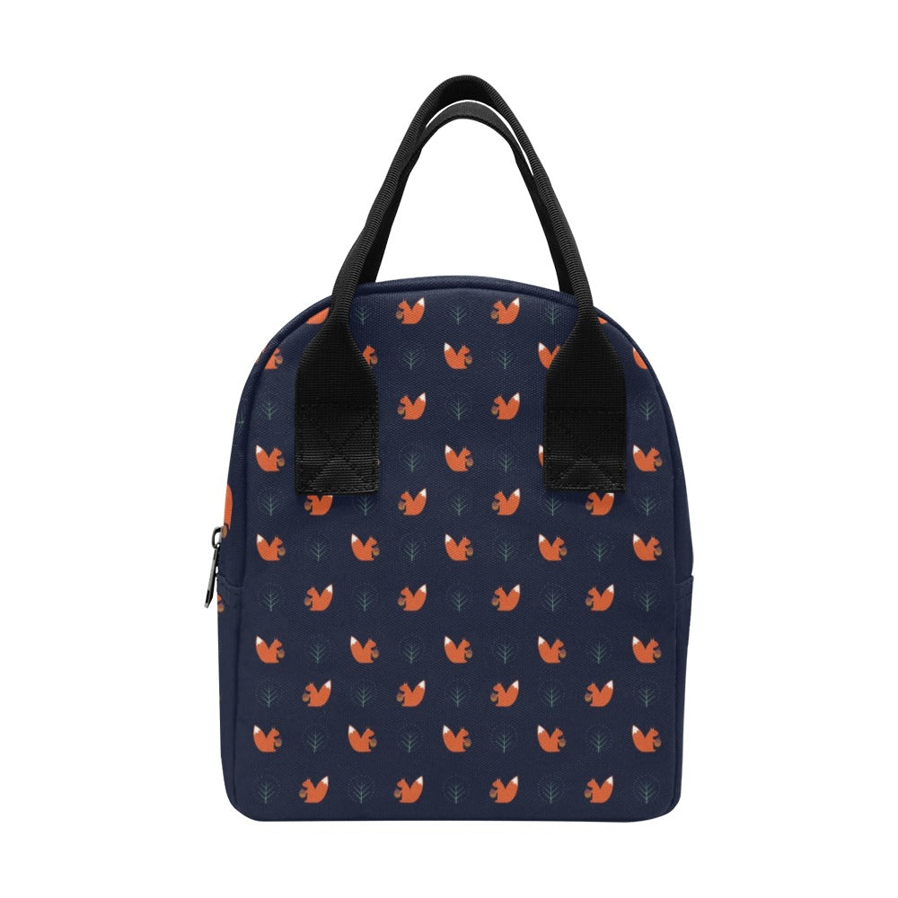 Squirrel Print Design LKS303 Insulated Lunch Bag