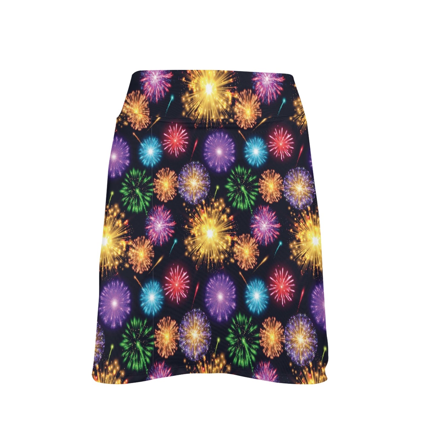 Firework Print Design LKS305 17" Golf & Pickleball Skort with Pockets