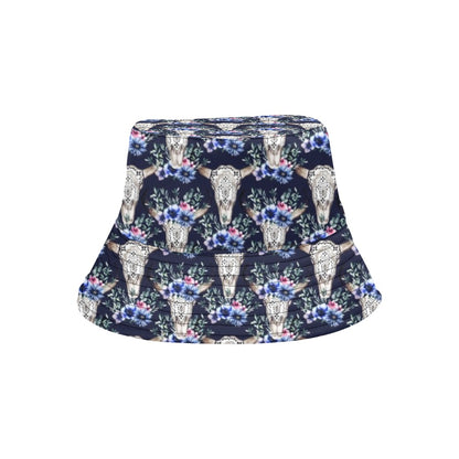 Buffalo Head Print Design LKS402 Unisex Bucket Hat