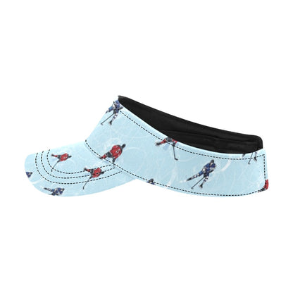 Hockey Player Print Design LKS302 Unisex Sun Visor