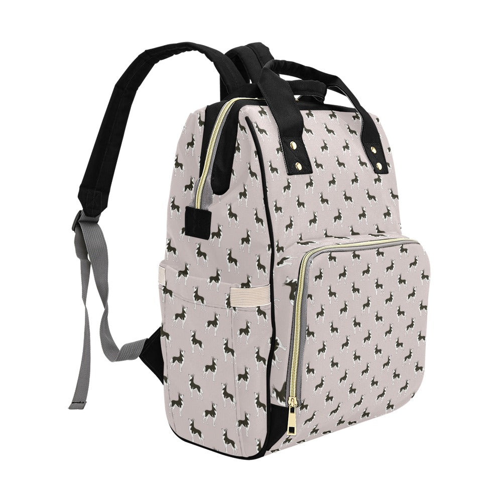Siberian Huskies Print Design LKS301 Diaper Bag Backpack