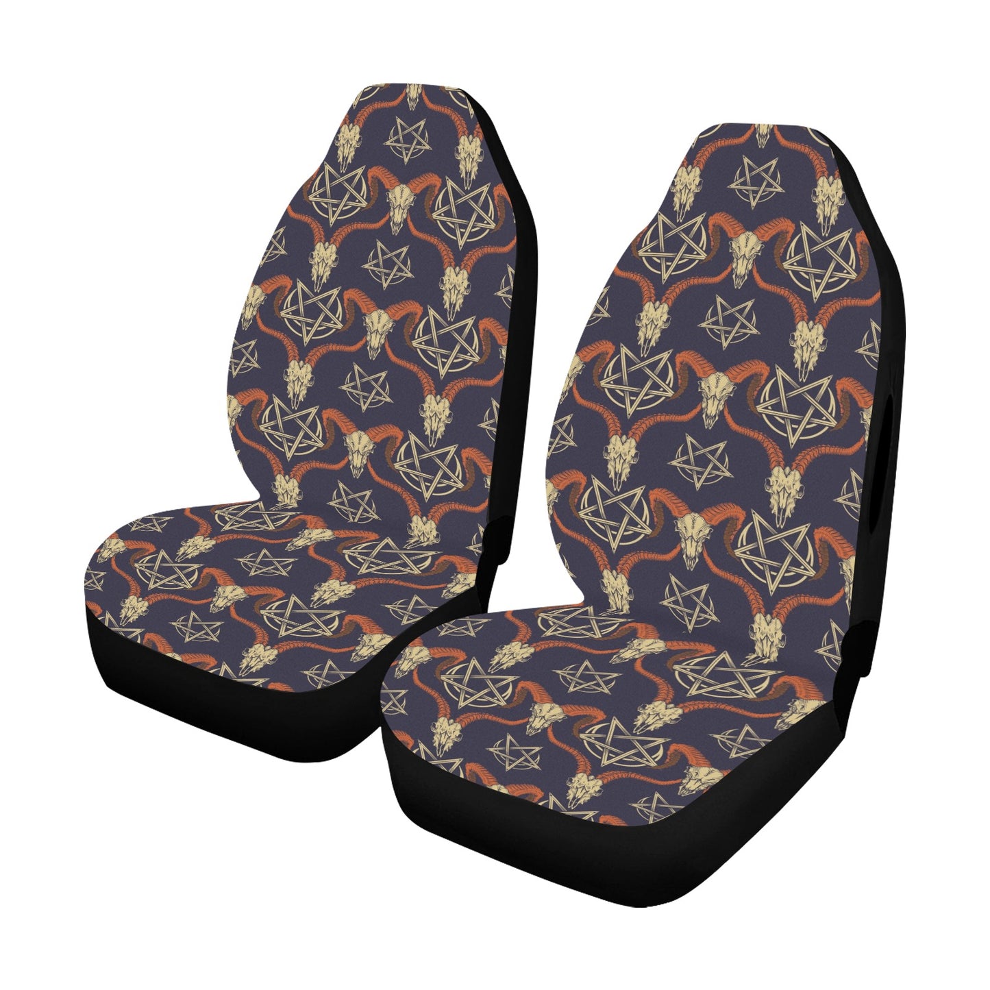 Buffalo Head Print Design LKS403 Car Seat Covers