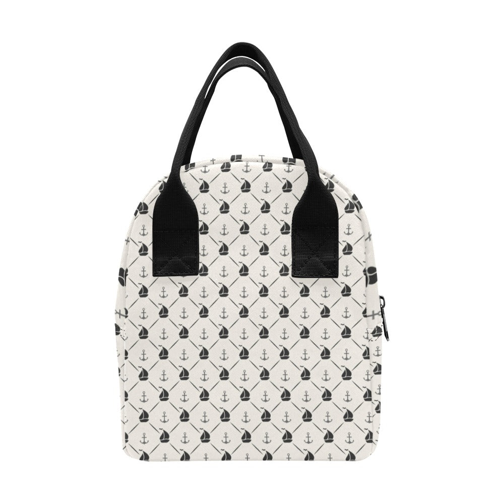 Sailboat Print Design LKS302 Insulated Lunch Bag