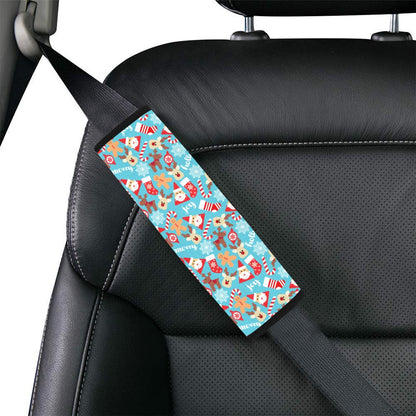Santa Christmas Themed Print Design LKS306 Car Seat Belt Cover