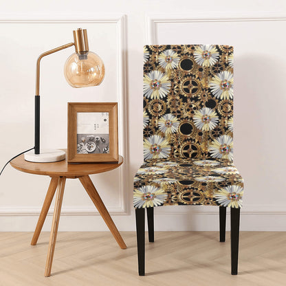 Steampunk Print Design LKS305 Dining Chair Slipcover