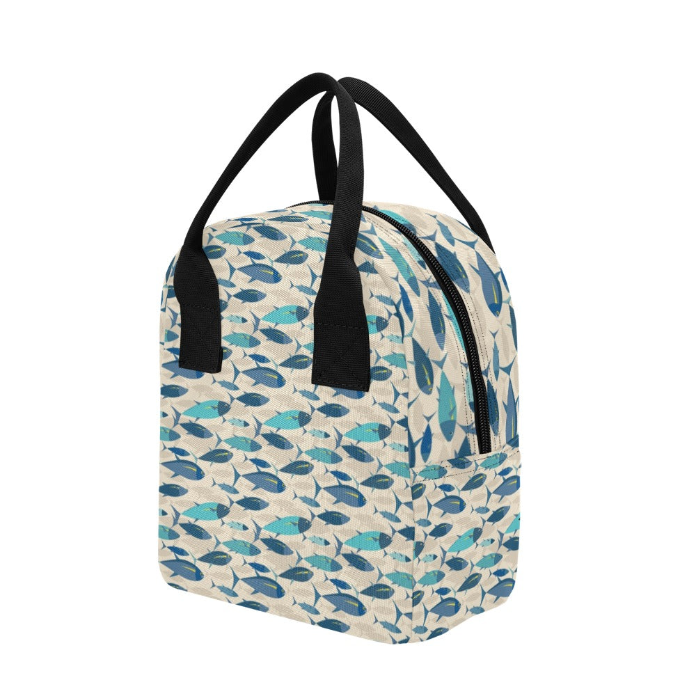 Tuna Fish Print Design LKS302 Insulated Lunch Bag