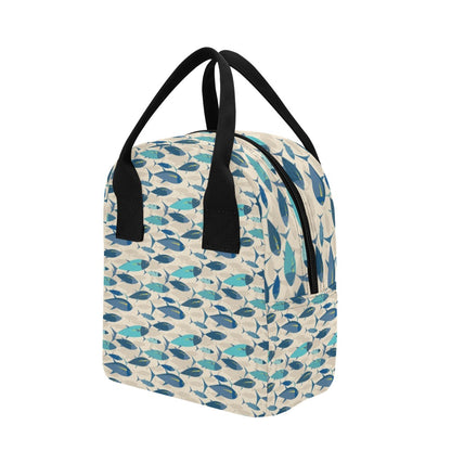 Tuna Fish Print Design LKS302 Insulated Lunch Bag
