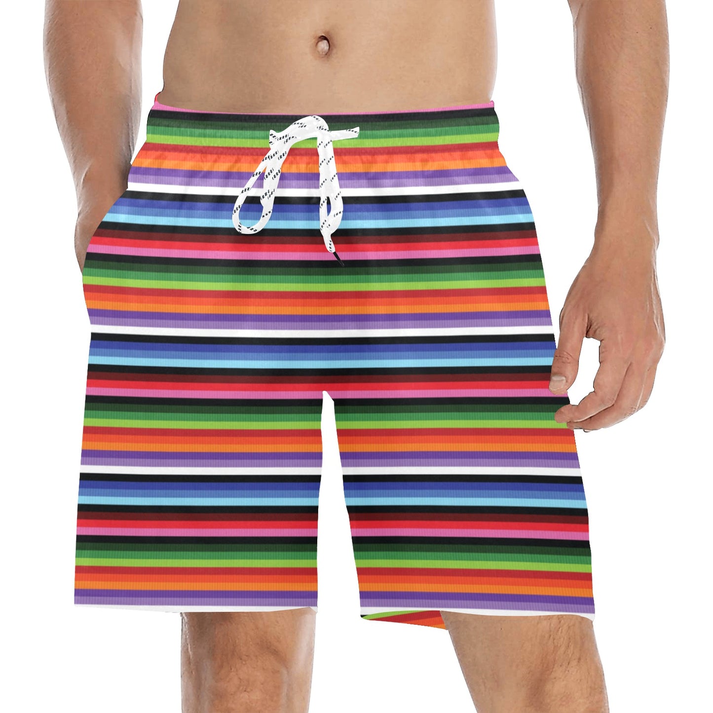 Serape Design Men's Swim Trunks Beach Shorts